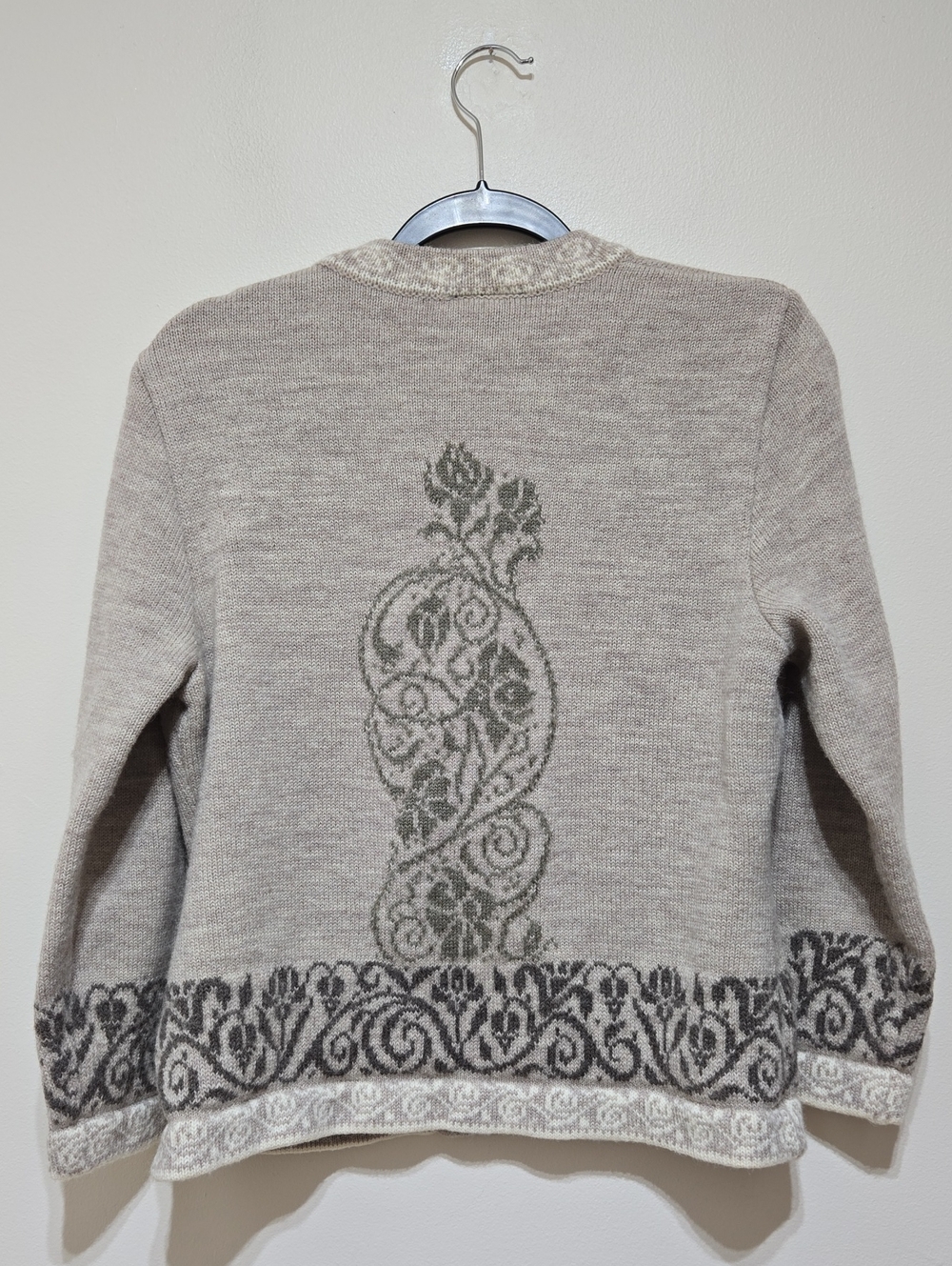 Vintage Women's Nordic Grace Wool Cardidan - Picture 3 of 5